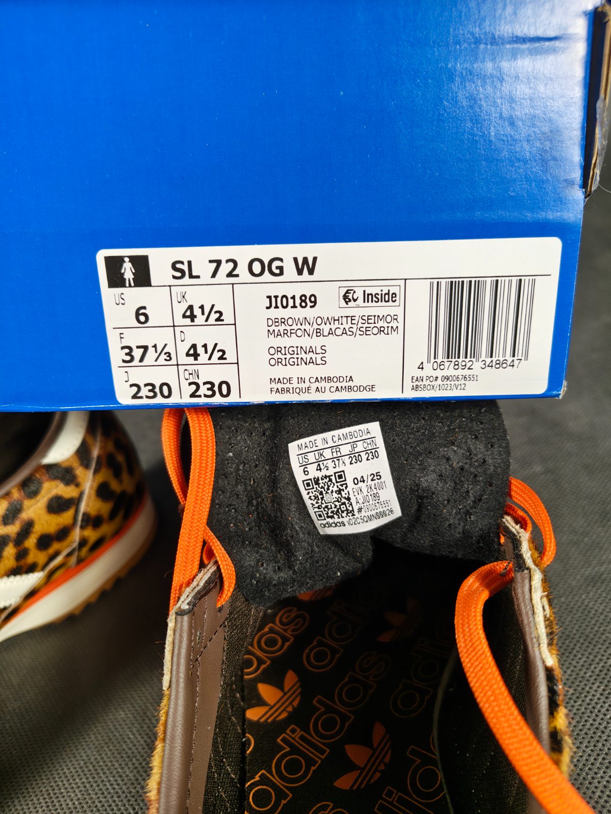 Adidas SL 72 OG W Panterka Leopard Print Rozmiar 37 1/3 - obrazek 10